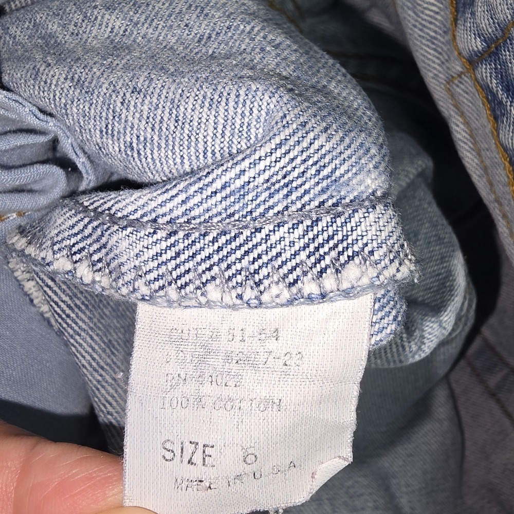 Abercrombie & Fitch Vintage Jeans Size 6 USA Made 5-Pocket Straight Leg Womens - Picture 13 of 13